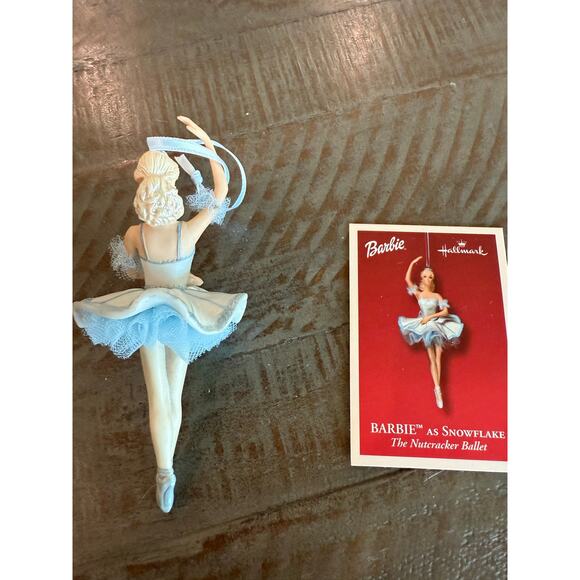 Barbie 2002 Hallmark Keepsake Ornament "Snowflake" The Nutcracker Ballet NIB - Picture 7 of 7